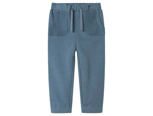 Blå sweatbukser med lommer og bindebånd fra name It 13243344 blue mirage